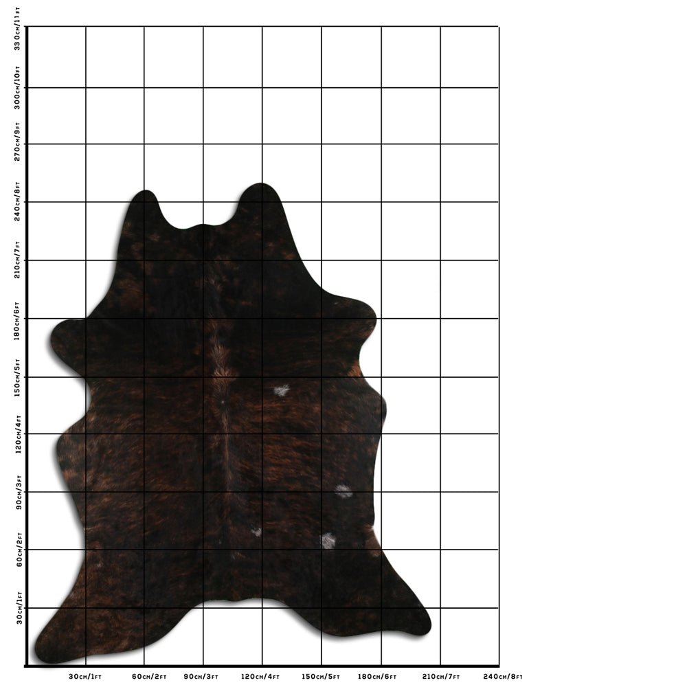 Premium Handcrafted Cowhide Rug With Hair On Leather Finish For Contemporary Living