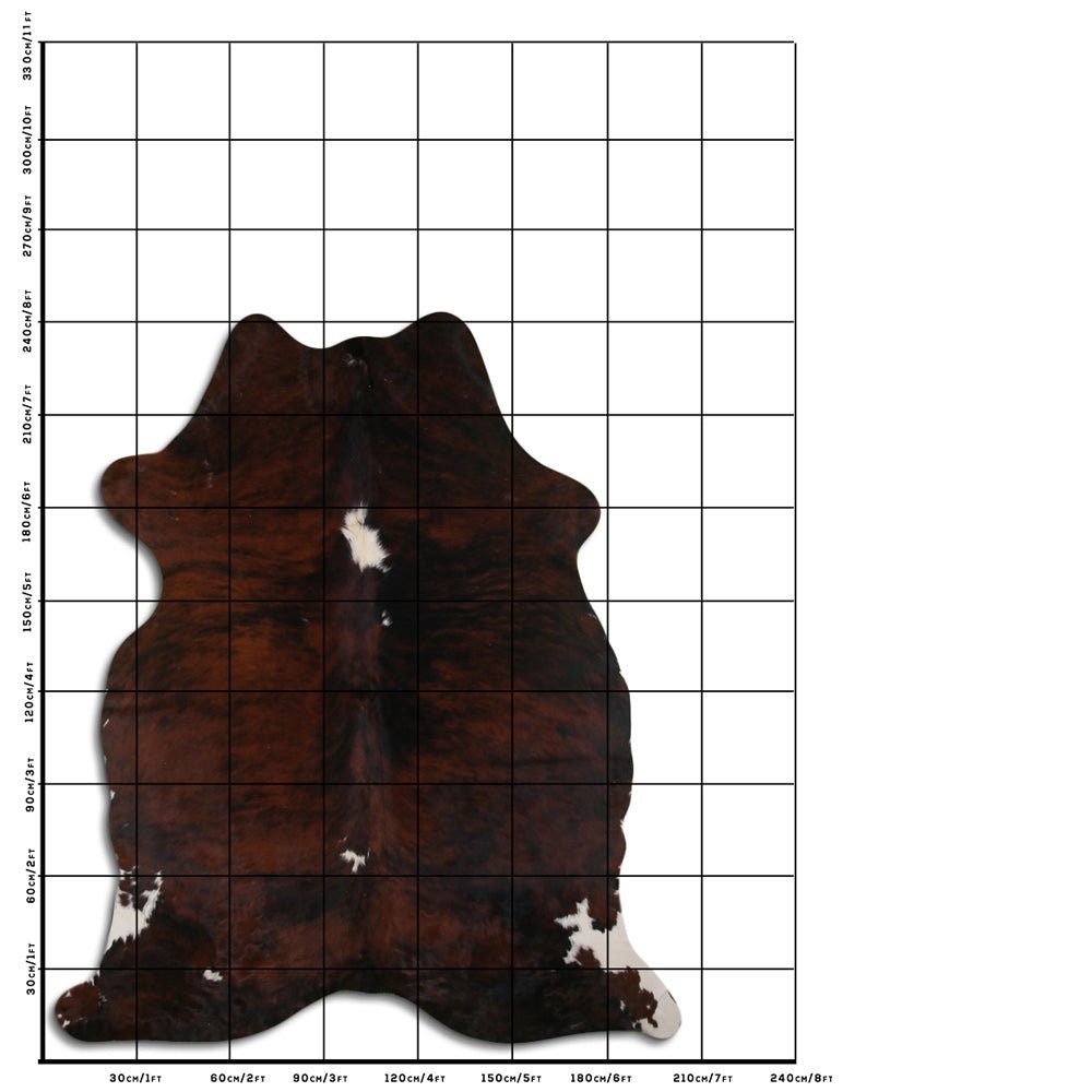 Premium Handcrafted Cowhide Rug With Hair On Leather Finish For Contemporary Living