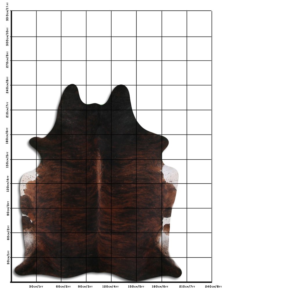 Premium Handcrafted Cowhide Rug With Hair On Leather Finish For Contemporary Living