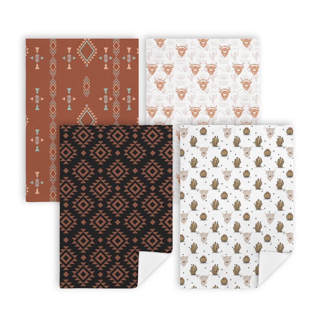 Baha Ranch Highlands Southwest Set of 4 Kitchen Dish Towels Made in America by Baha Ranch Western Wear - product image 2