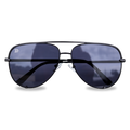 PHOENIX AVIATOR SUNGLASSES | RD (black / black)
