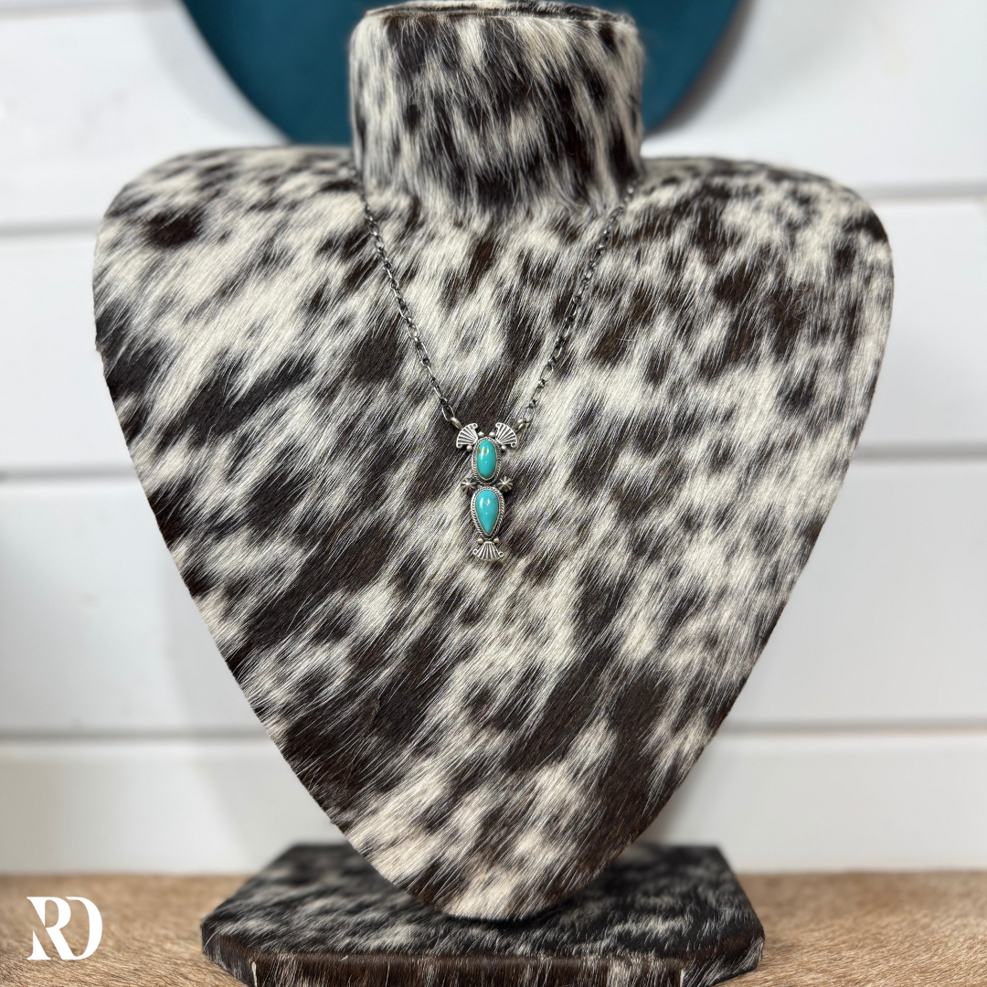Kingman Turquoise Necklace By Verley Betone