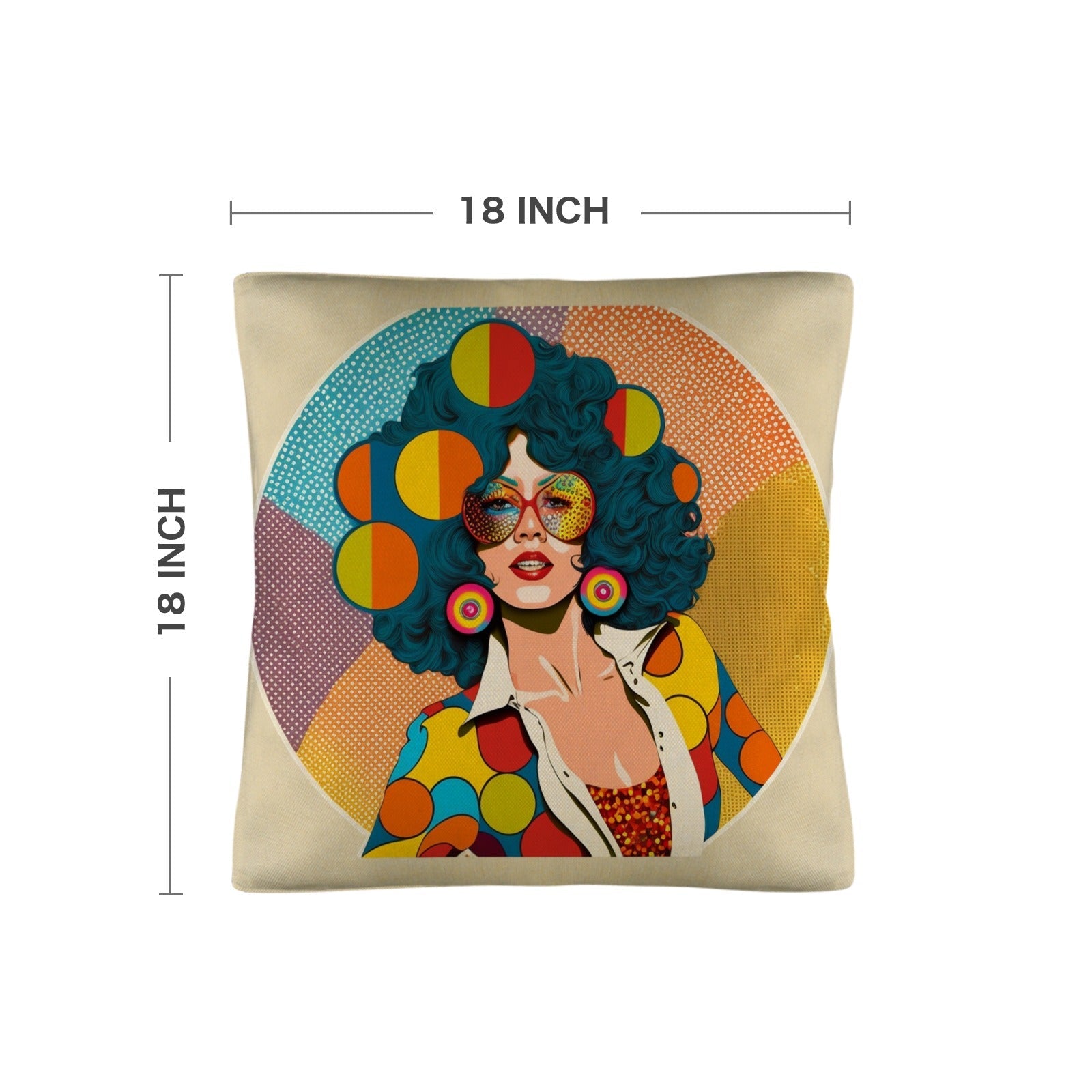 Baha Ranch Disco Girl 3 Pillow Case Made in America by Baha Ranch Western Wear - product image 4
