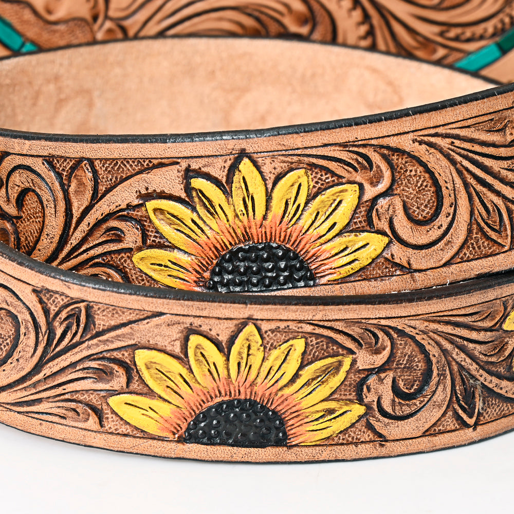 American Darling Hand-Tooled Genuine Leather Bag
