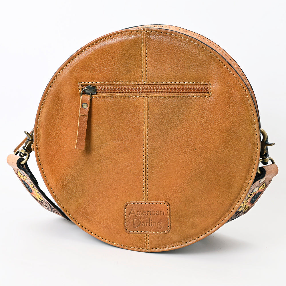 American Darling Hand-Tooled Genuine Leather Bag
