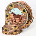 American Darling Hand-Tooled Genuine Leather Bag