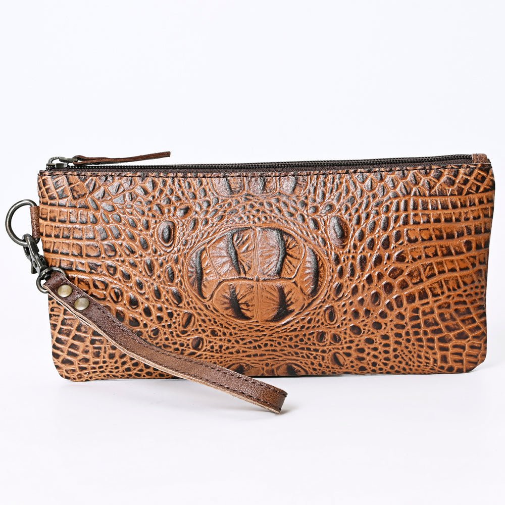 American Darling Crocodile Embossed Genuine Leather
