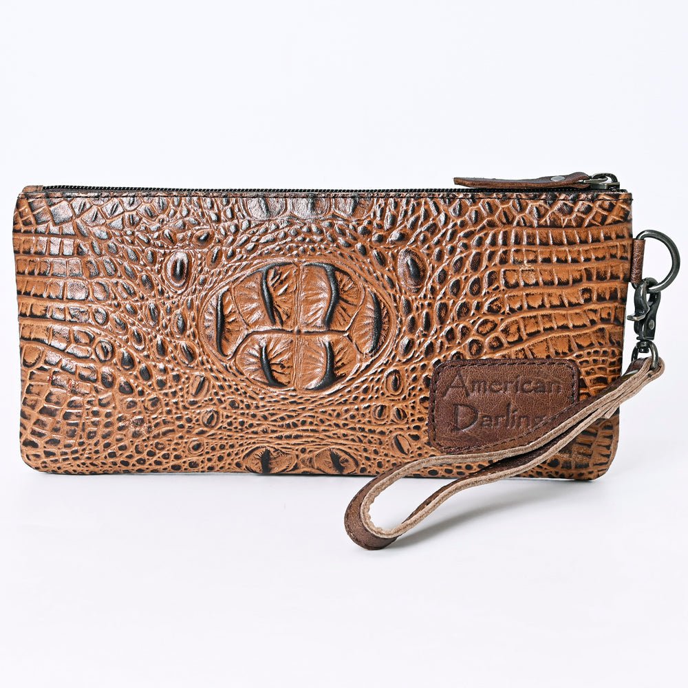 American Darling Crocodile Embossed Genuine Leather