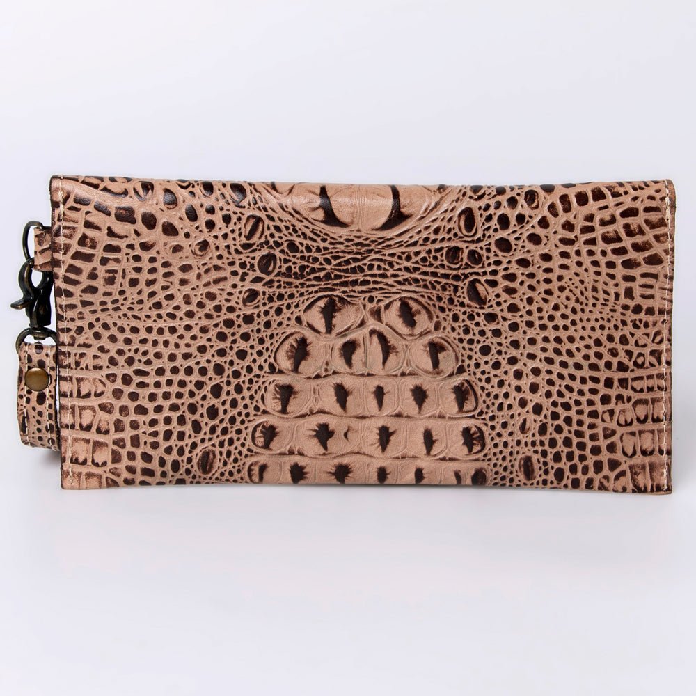American Darling Crocodile Embossed Genuine Leather