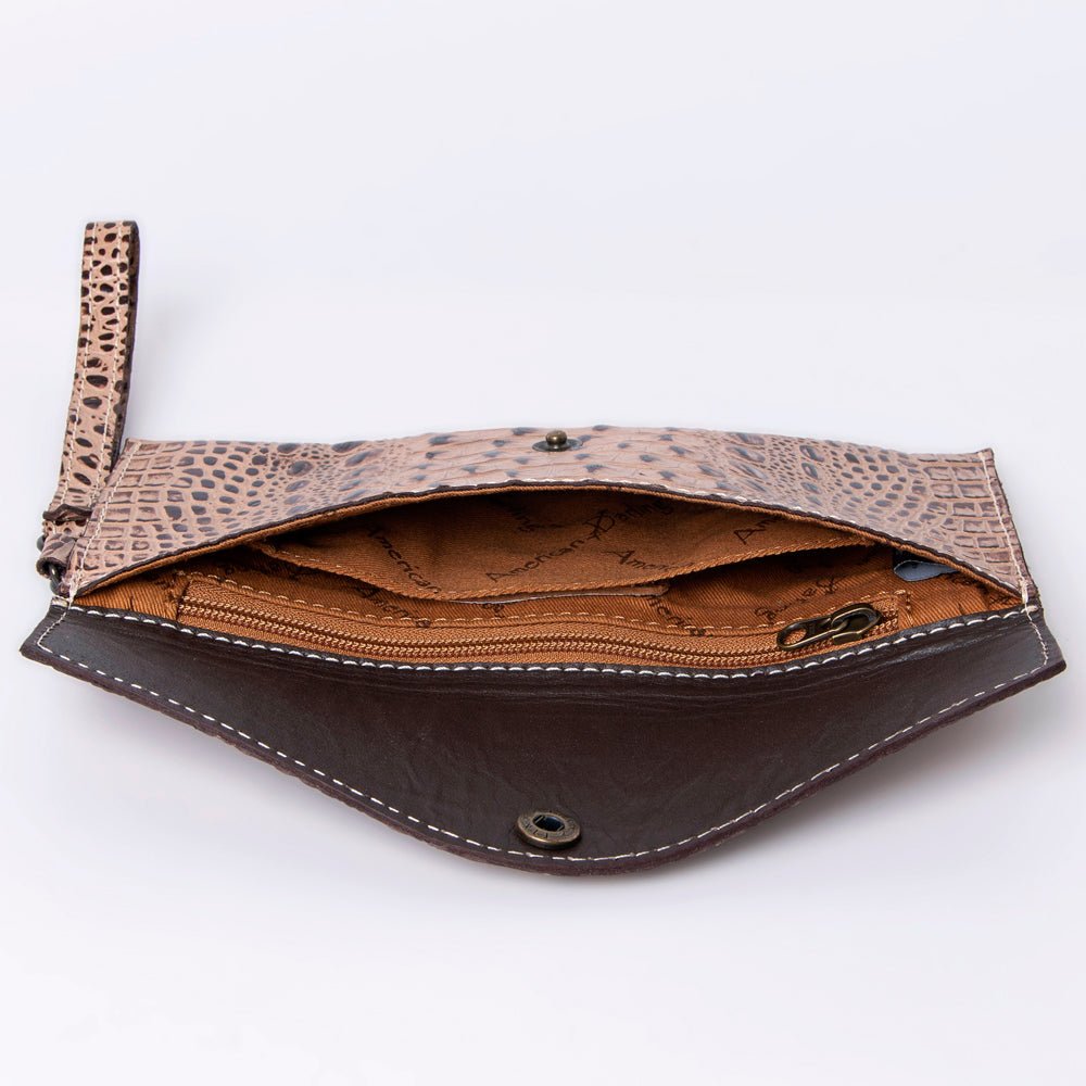American Darling Crocodile Embossed Genuine Leather