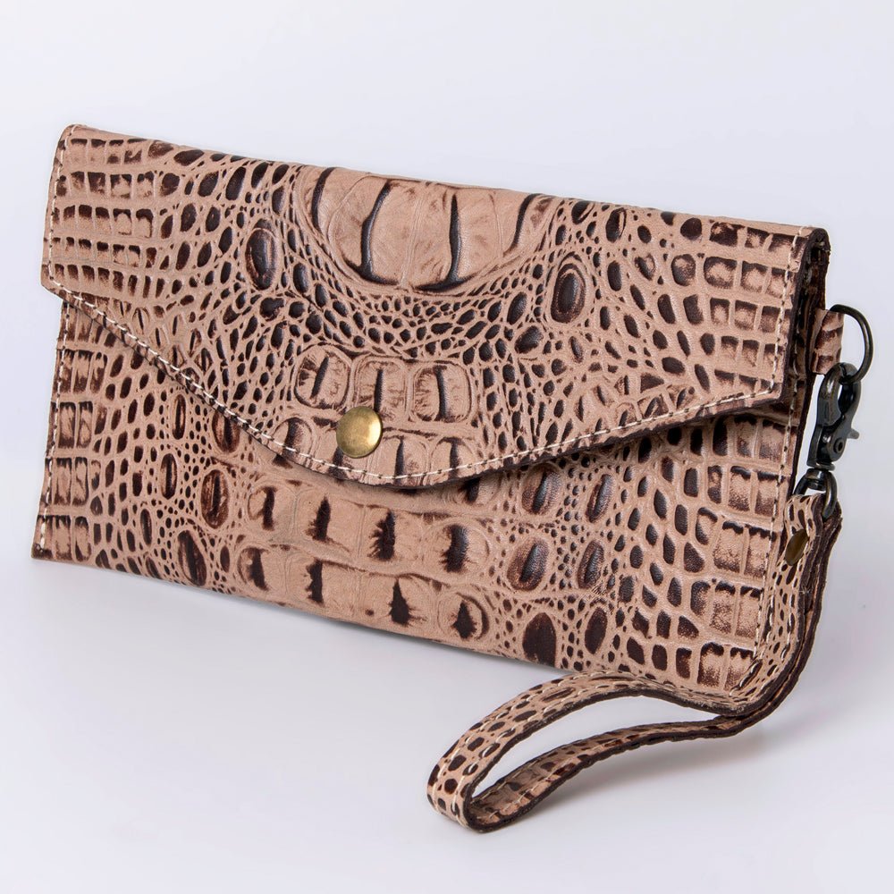 American Darling Crocodile Embossed Genuine Leather