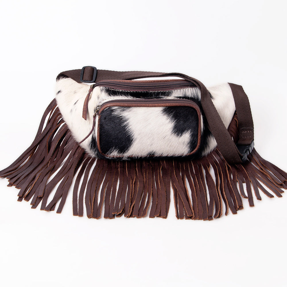 American Darling Hair-On Leather Fanny Pack