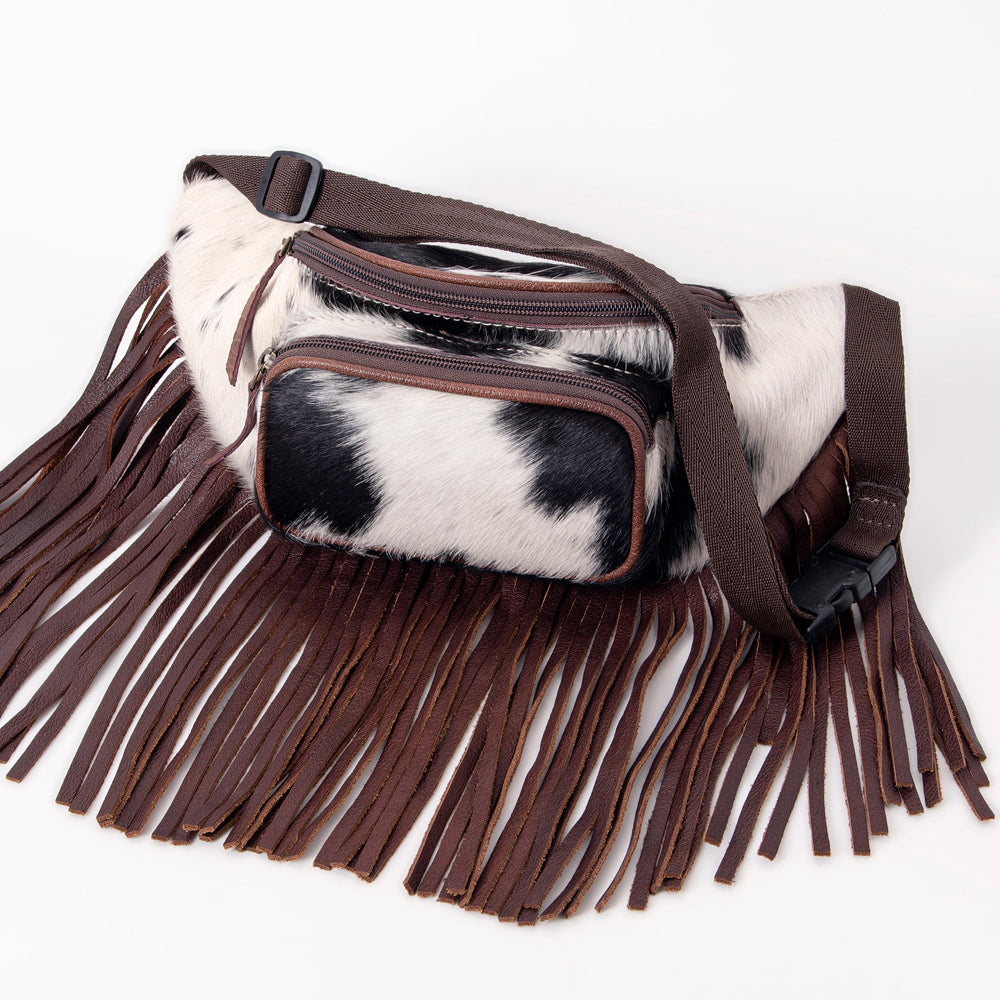 American Darling Hair-On Leather Fanny Pack