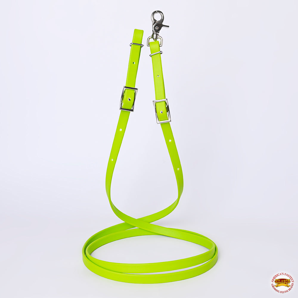 HILASON HilaCore Western Horse Rein, All-Weather Coated Webbing