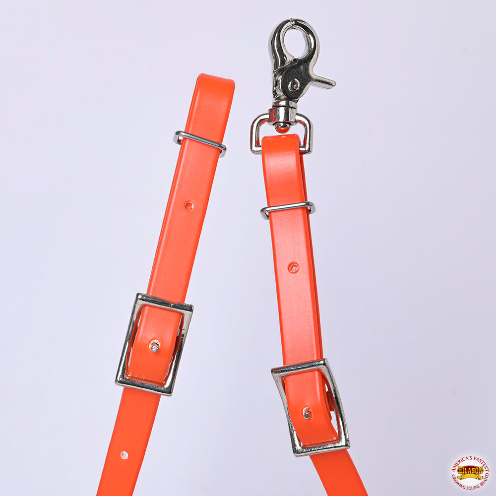 HILASON HilaCore Western Horse Rein, All-Weather Coated Webbing