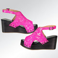 American Darling ADFT116 Hair-on genuine leather sandal footwear flip flop
