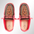 American Darling ADFT133NEPK9 Hand tooled carved genuine leather trim lightweight shoe footwear slip on