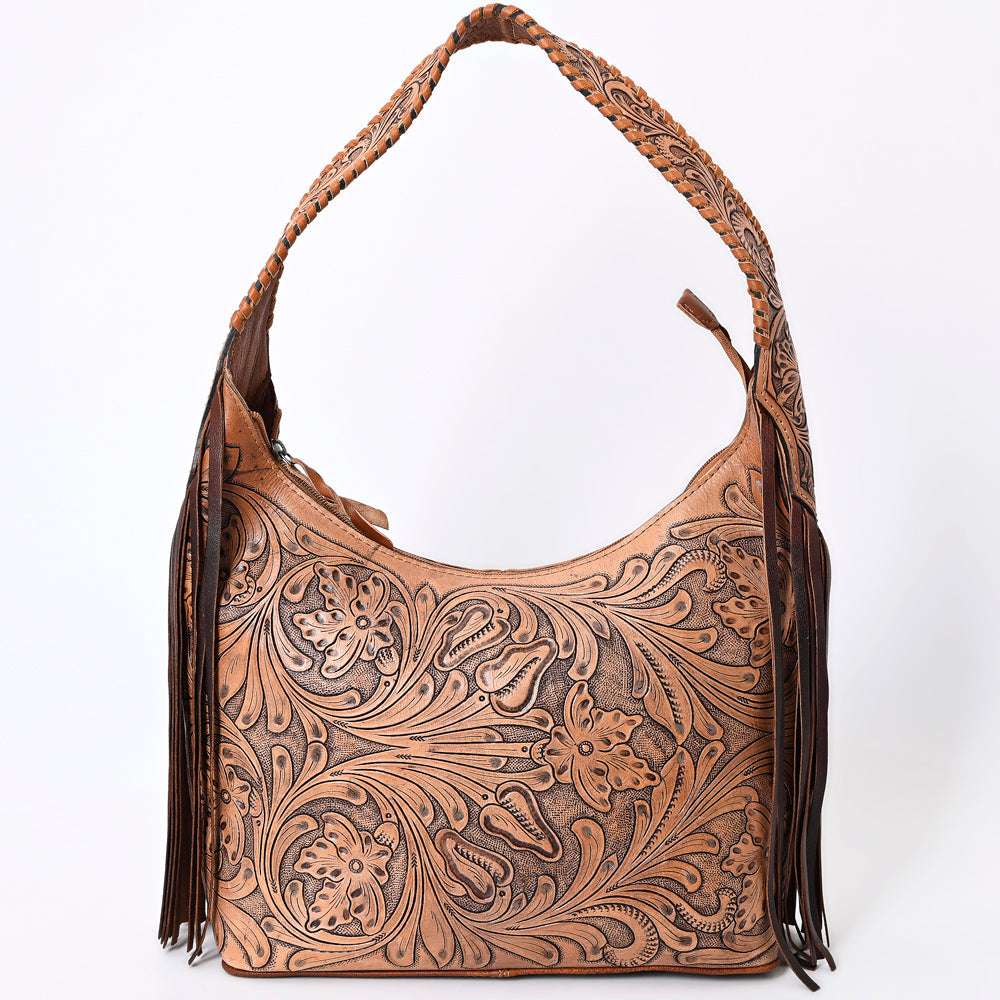 Hobo Hair On Saddle Blanket Genuine Leather Western Bag For Women