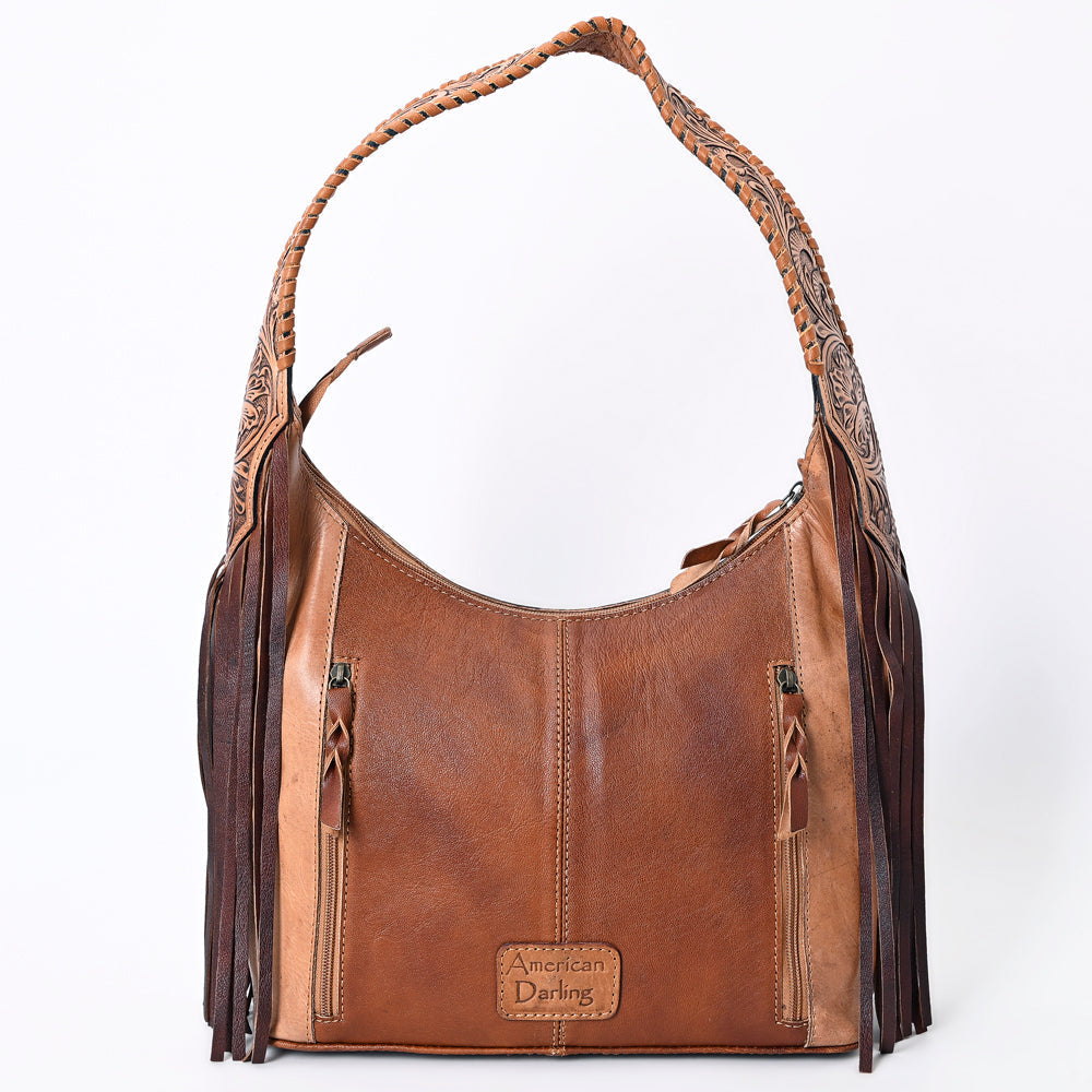 Hobo Hair On Saddle Blanket Genuine Leather Western Bag For Women