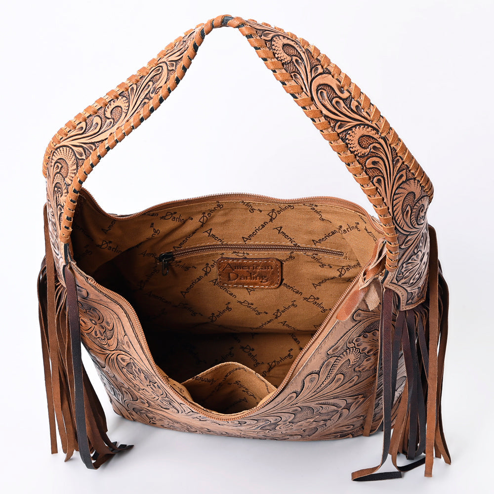 Hobo Hair On Saddle Blanket Genuine Leather Western Bag For Women