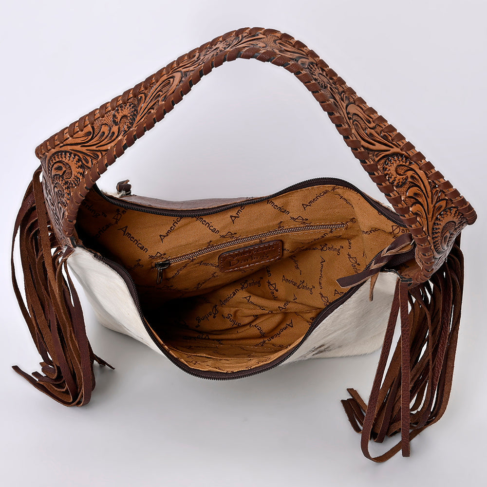 Hobo Hair On Saddle Blanket Genuine Leather Western Bag For Women