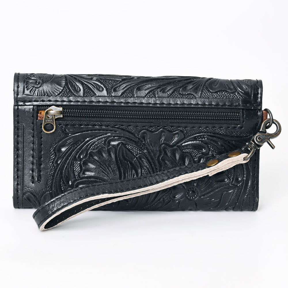 American Darling Clutch Hand Tooled Genuine Leather
