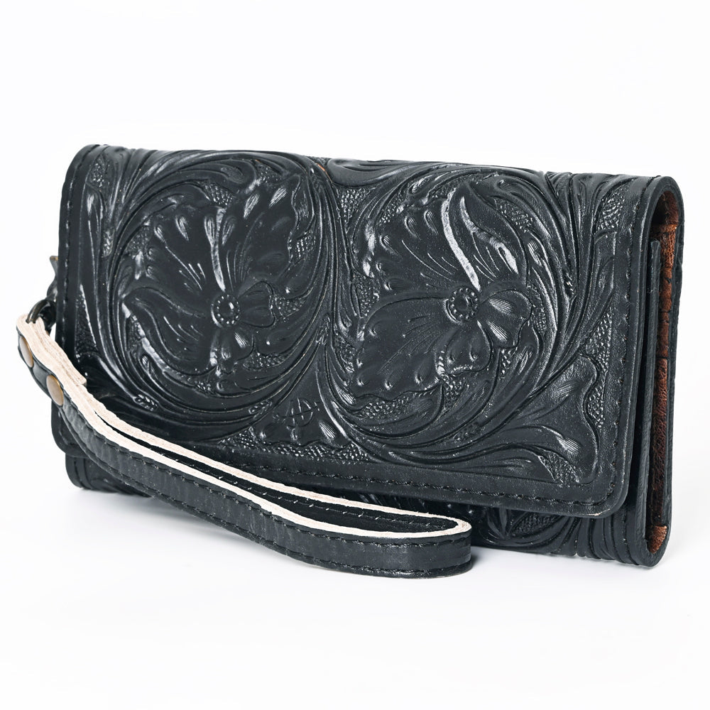 American Darling Clutch Hand Tooled Genuine Leather