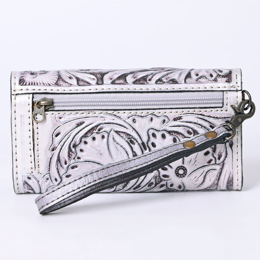 American Darling Clutch Hand Tooled Genuine Leather