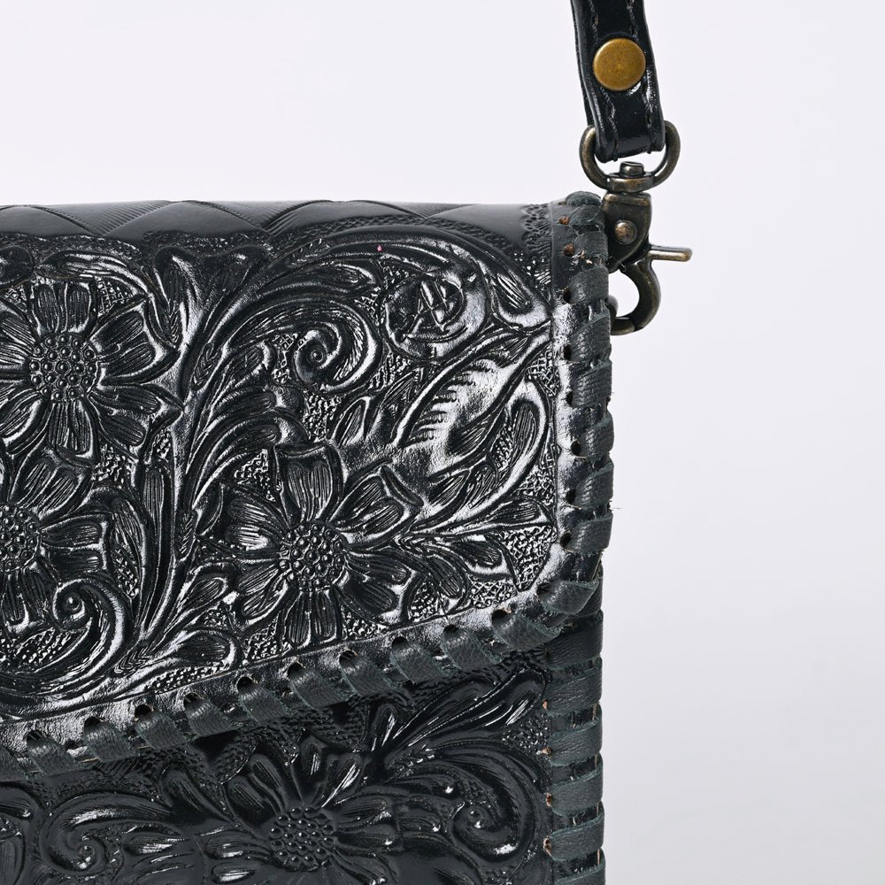 American Darling Wallet Hand Tooled Genuine Leather