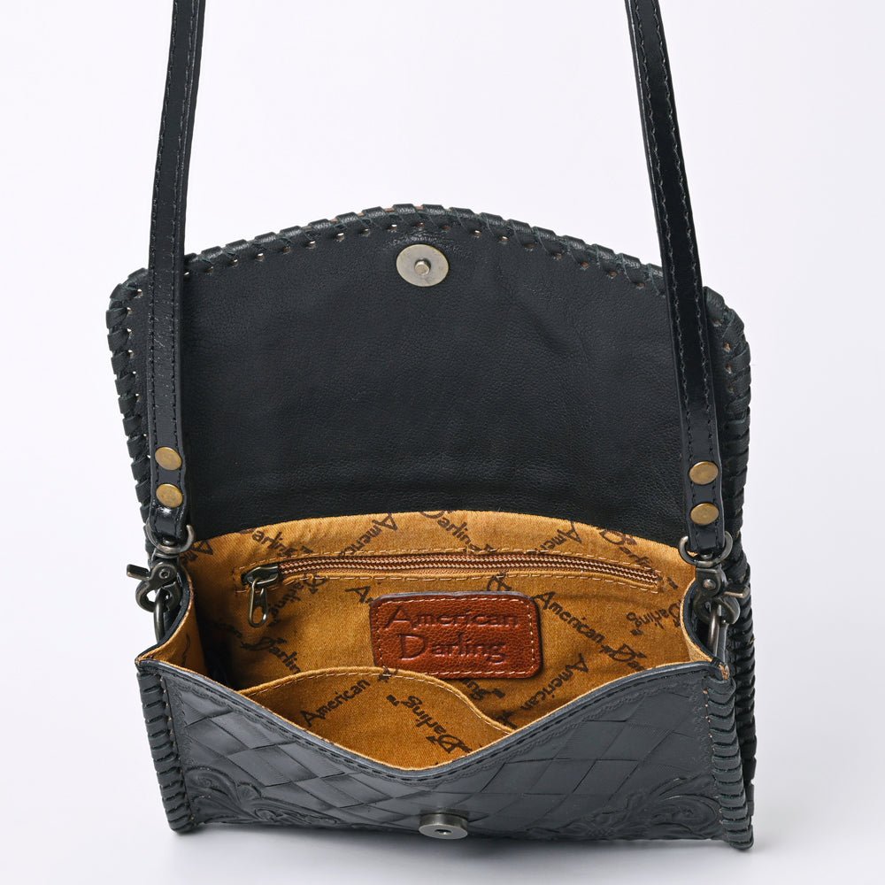 American Darling Wallet Hand Tooled Genuine Leather