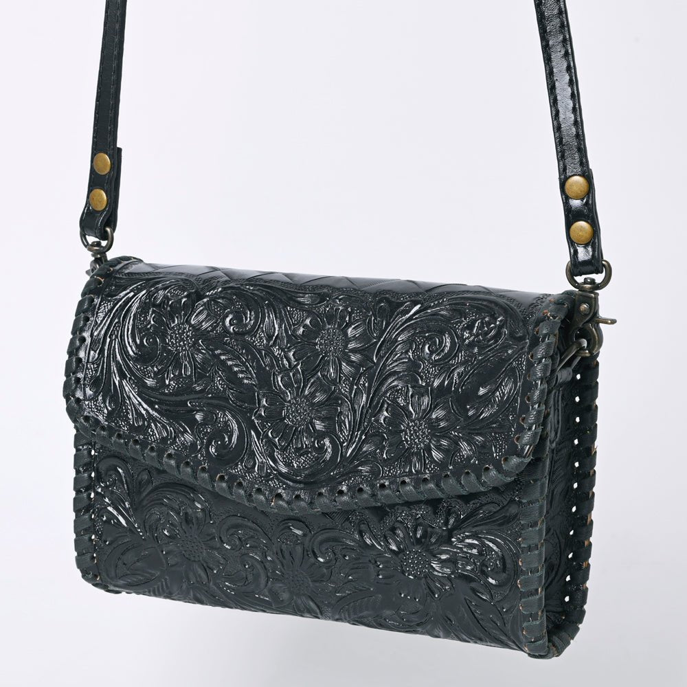 American Darling Wallet Hand Tooled Genuine Leather