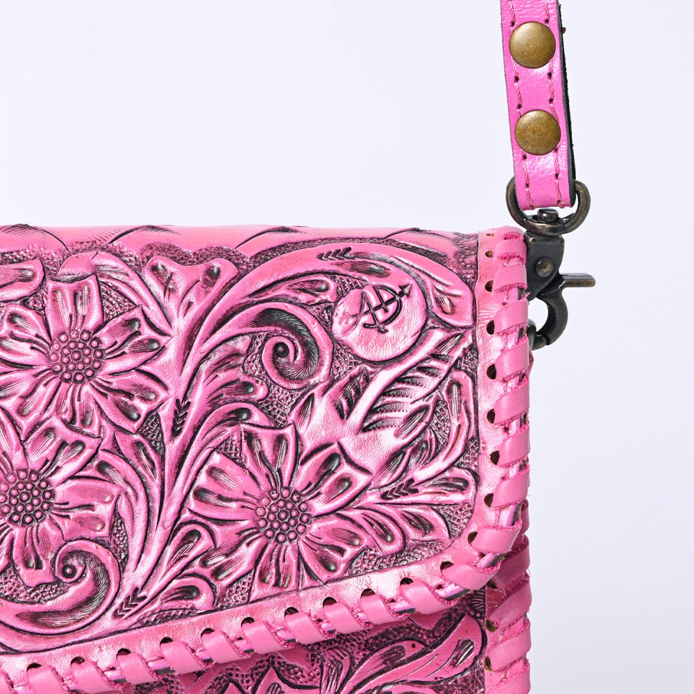American Darling Wallet Hand Tooled Genuine Leather