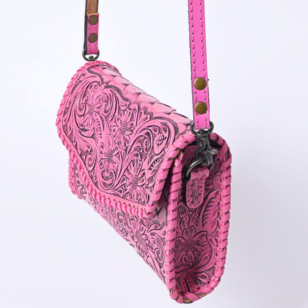 American Darling Wallet Hand Tooled Genuine Leather