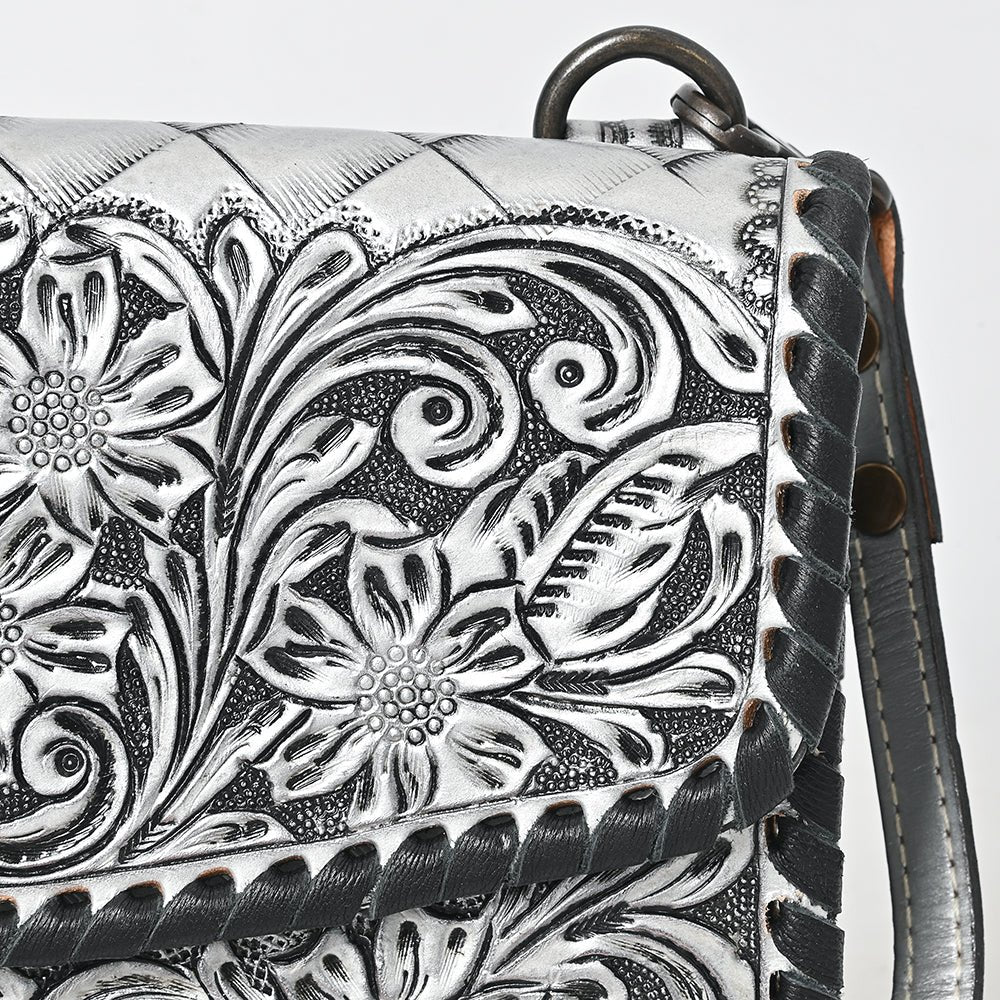 American Darling Wallet Hand Tooled Genuine Leather