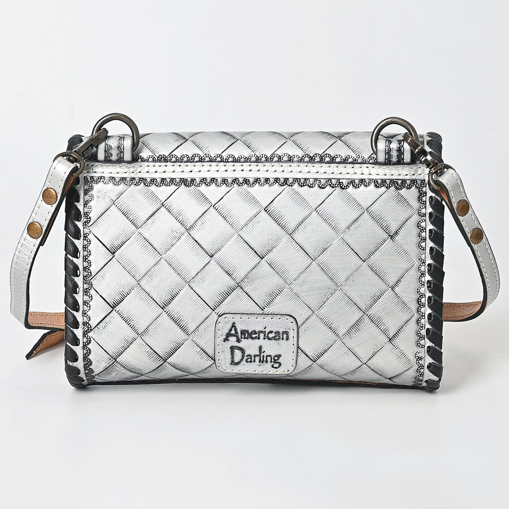American Darling Wallet Hand Tooled Genuine Leather