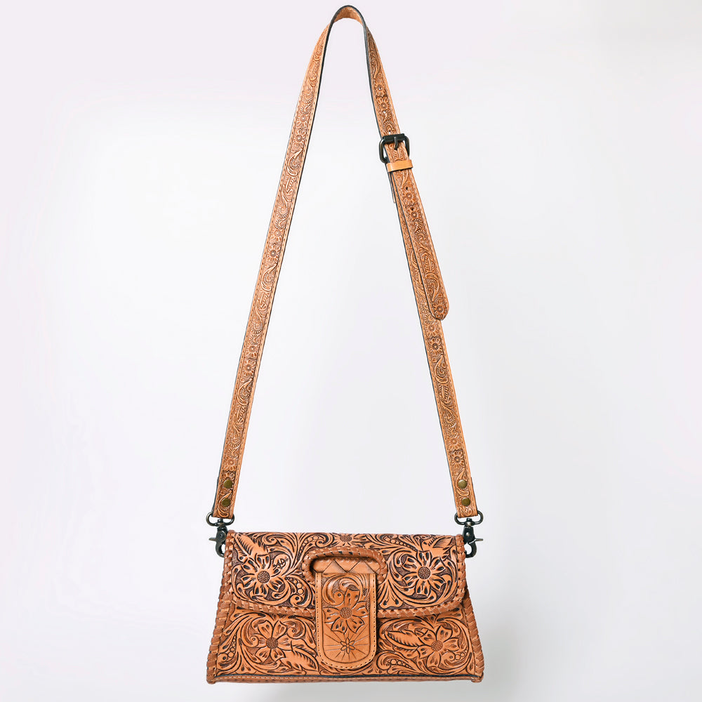 American Darling Wallet Hand Tooled Genuine Leather