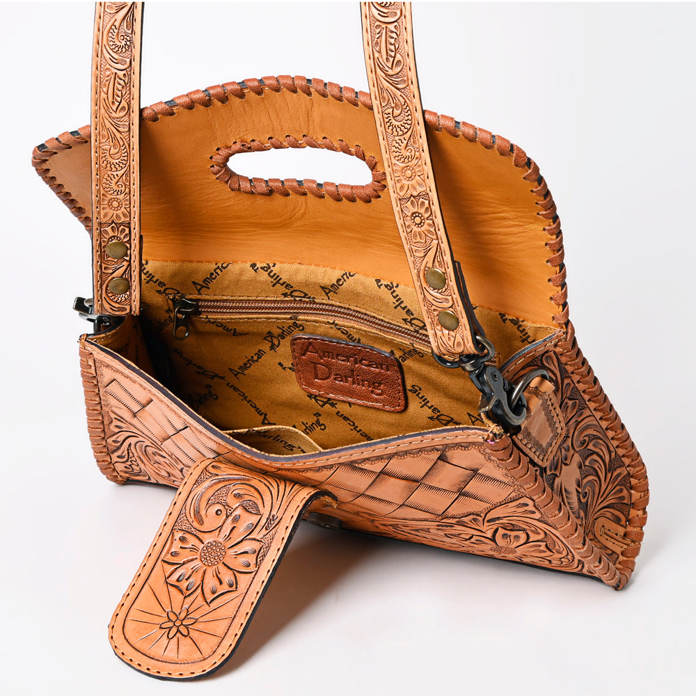 American Darling Wallet Hand Tooled Genuine Leather
