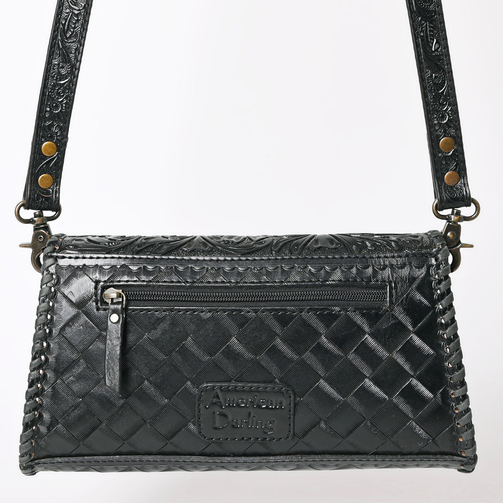 American Darling Wallet Hand Tooled Genuine Leather