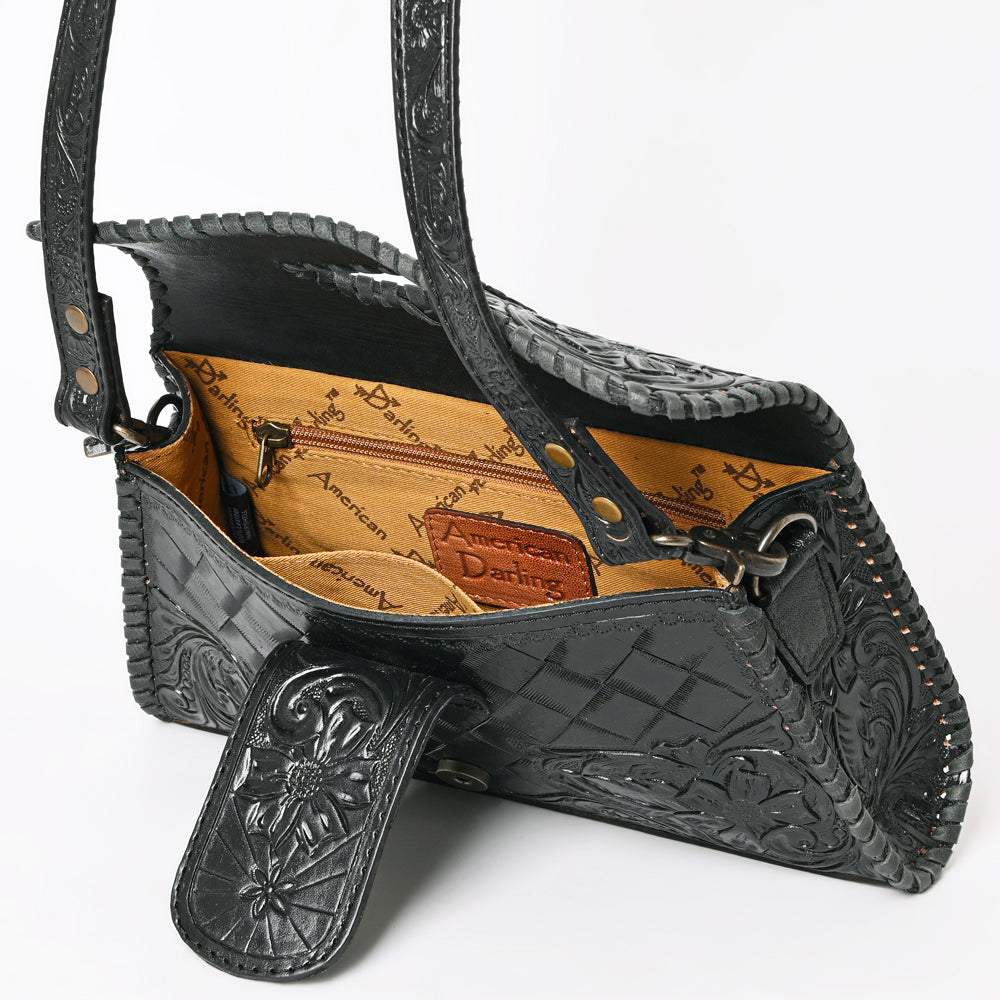 American Darling Wallet Hand Tooled Genuine Leather
