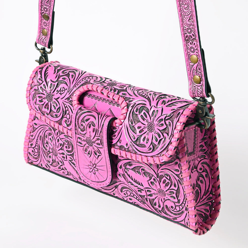 American Darling Wallet Hand Tooled Genuine Leather