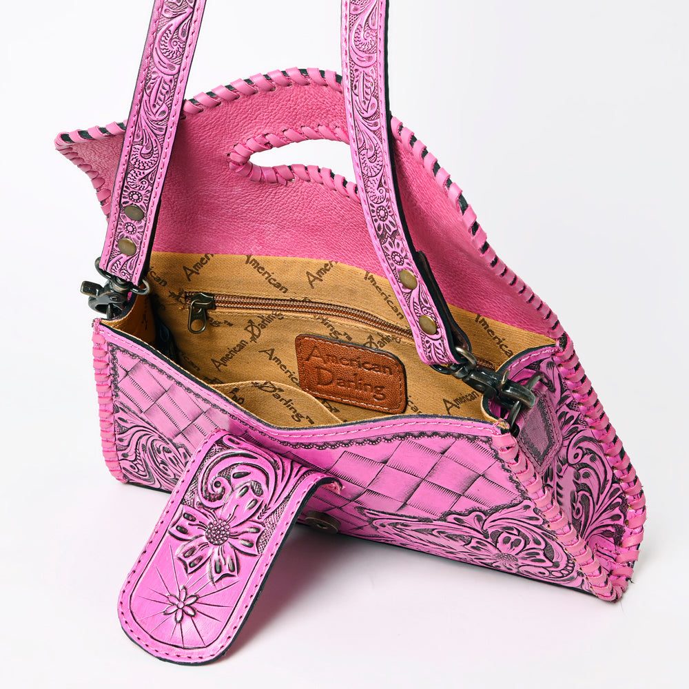 American Darling Wallet Hand Tooled Genuine Leather