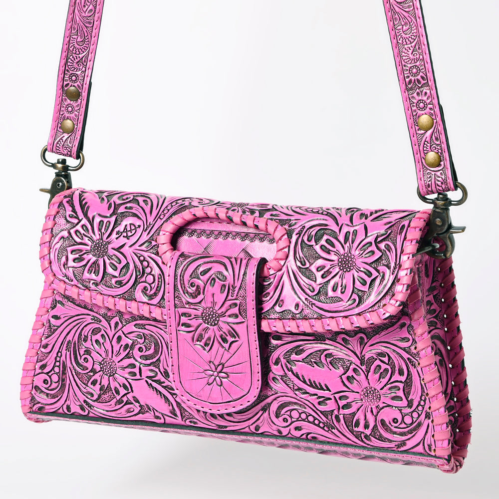 American Darling Wallet Hand Tooled Genuine Leather