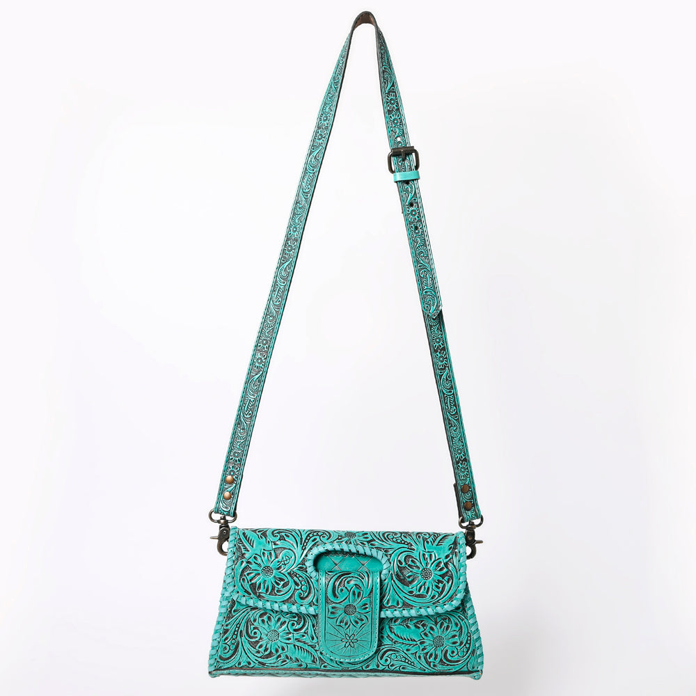 American Darling Wallet Hand Tooled Genuine Leather
