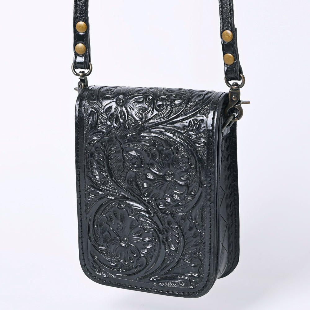 American Darling Cell Phone Holder Hand Tooled Genuine Leather