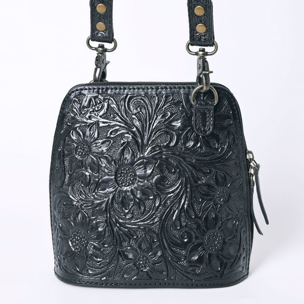 American Darling Crossbody Hand Tooled Genuine Leather