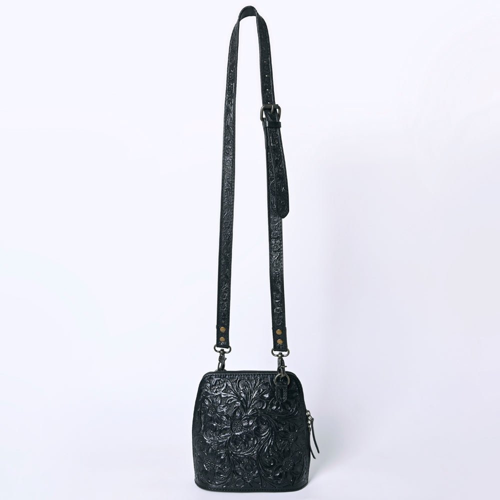 American Darling Crossbody Hand Tooled Genuine Leather