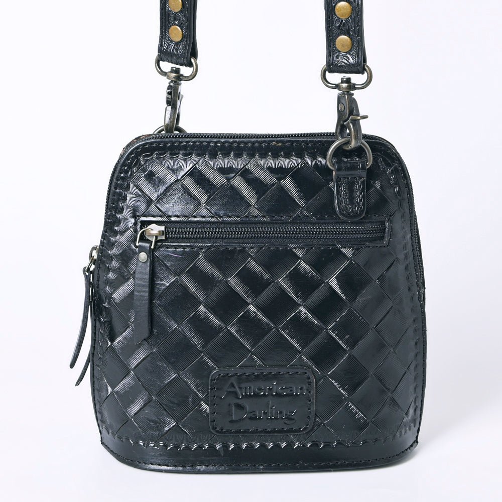 American Darling Crossbody Hand Tooled Genuine Leather