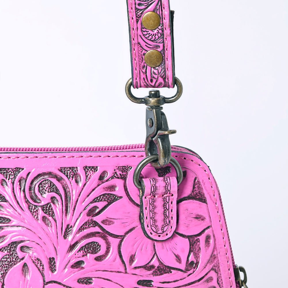 American Darling Crossbody Hand Tooled Genuine Leather