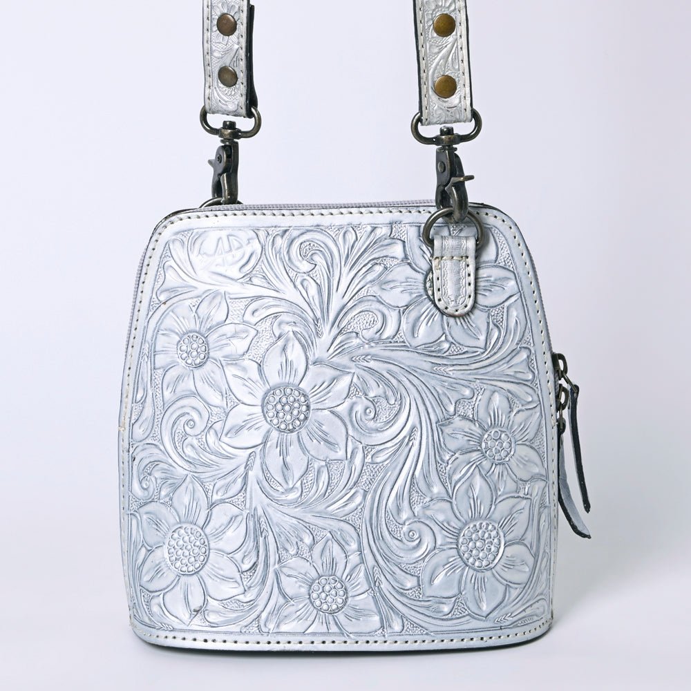 American Darling Crossbody Hand Tooled Genuine Leather