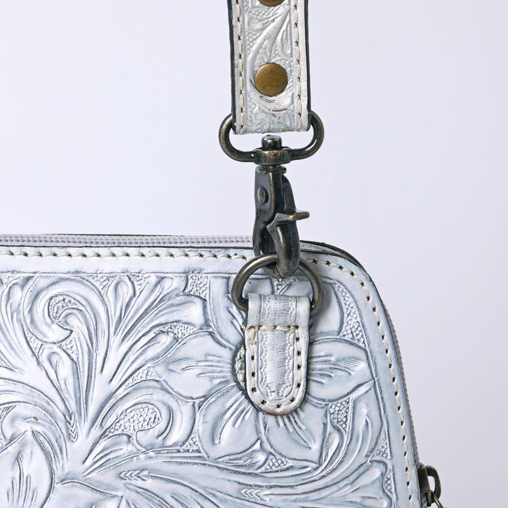 American Darling Crossbody Hand Tooled Genuine Leather
